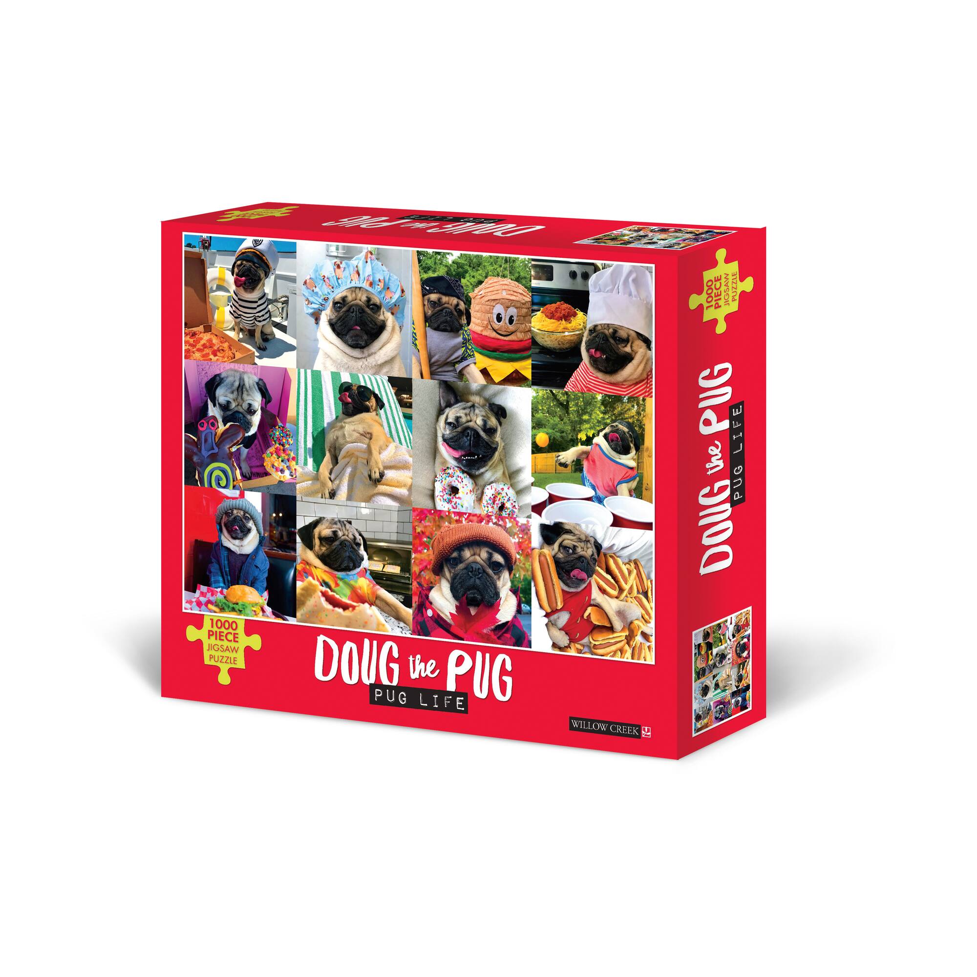 Doug the Pug: Pug Life 1,000 Piece Jigsaw Puzzle